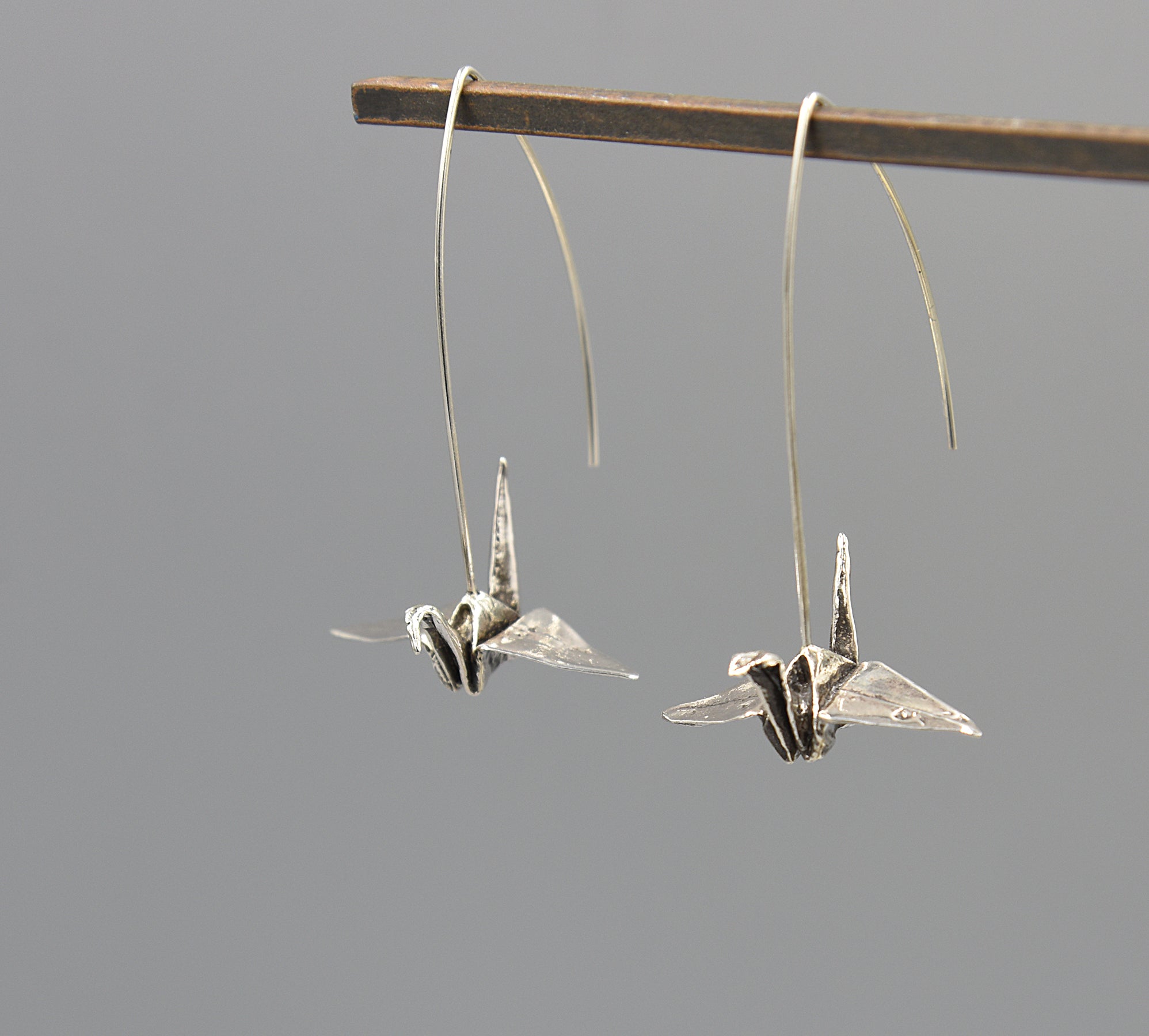 Origami Crane Earrings #2